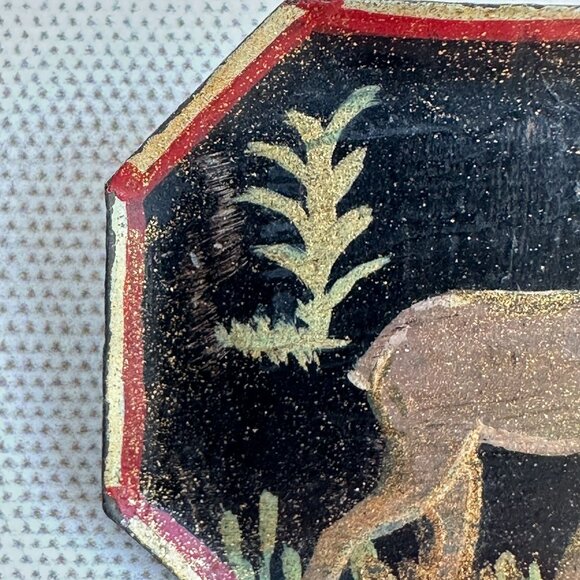 Vintage Kashmiri Gazelle Brooch - Picture 3 of 6